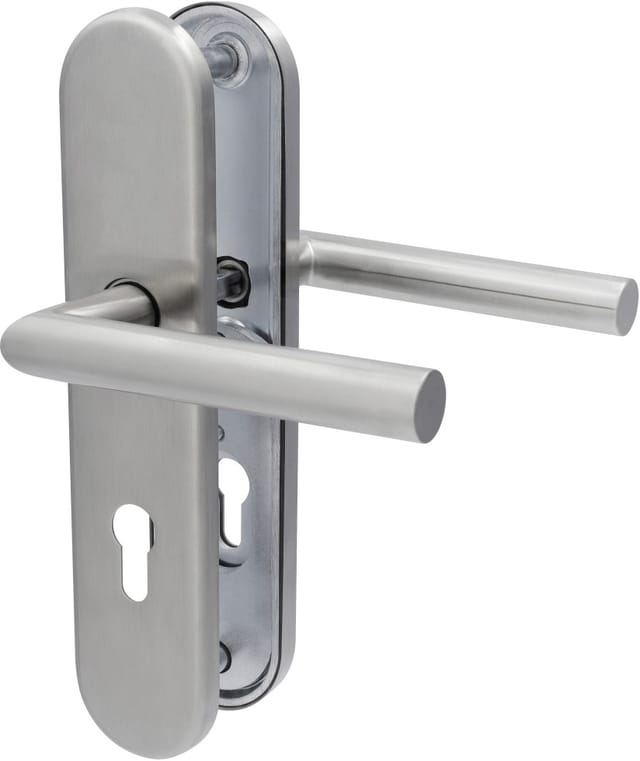 Alpertec - Schutzbeschlag Security Moskau Drücker/Drücker 92mm Türbeschläge