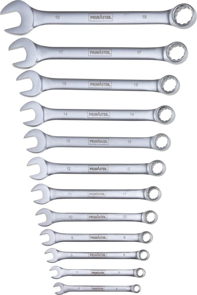 Primaster - Ring-Maulschlüssel-Set 12 teilig 6 - 19 mm Ringschlüssel 12tlg
