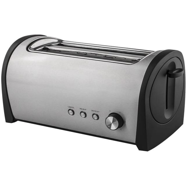 Alfa - Toaster aus Edelstahl, 2 Schlitze, 1400 w, Küche