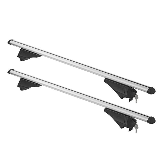 Dachrelingstangen fur geschlossene dachreling 120cm aluminium 75kg