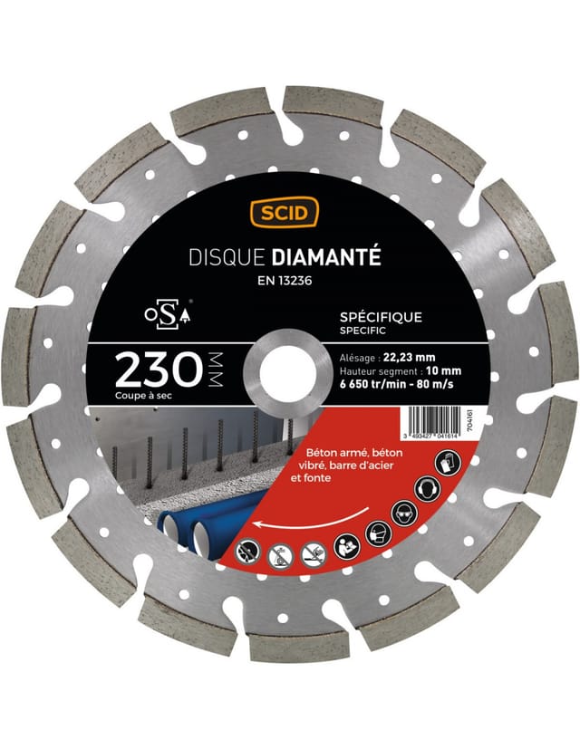 Belüfteter Betonmetallplatte 230 22,23