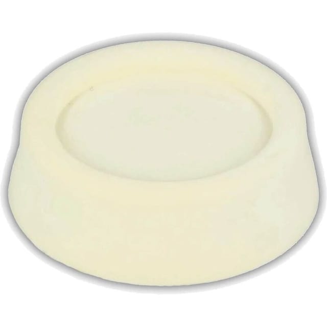 Tecuro - Schwingungsdämpfer Schallschutzfüße für Spülmaschine und Waschmaschine, 4-er Set, weiß