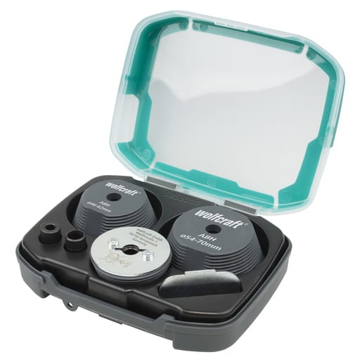 1 Aufbohrhilfeset ø 35 - 70 mm - 5953000 - Wolfcraft