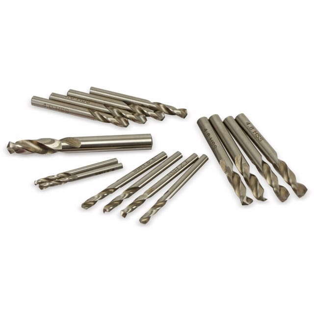 Hss Blindnieten-Bohrerset BS-15BN, 15-teilig - Daytools