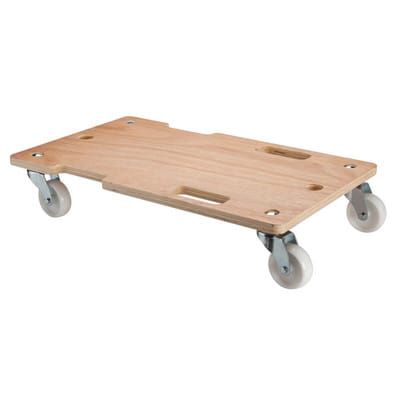 Allzweckroller 350x600mm mit lackierter Holzoberfläche