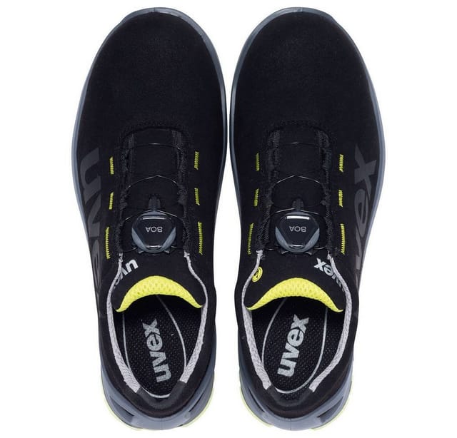 Uvex - 6566 6566842 Sicherheitshalbschuh S2 Schuhgröße (eu): 42 Schwarz 1 Paar
