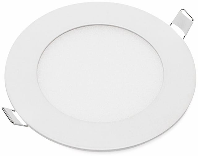 Optonica - LED-Einbauleuchte 2601, 6 w, 440 lm, 6000K,rund, 95 ra, weiß