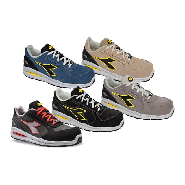Diadora Run Net Airbox Geox Low S3 SRC Arbeitsschuhe - 44 EU - Rot