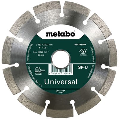 Metabo - Diamanttrennscheibe 150x22,23mm, sp-u, Universal sp (624308000)