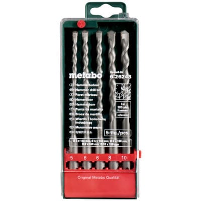 Metabo - SDS-plus Classic-Bohrersatz 5-teilig ø 5, 6, 6, 8, 10 mm, L=160 mm (626243000)