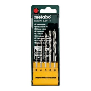 Holzbohrer-Kassette, 5-teilig e 6,3 (627111000) - Metabo
