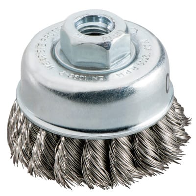 Metabo - Topfbürste 65x0,35 mm/ 5/8', Edelstahldraht, gezopt, rostfrei, Drahtstärke 0,35