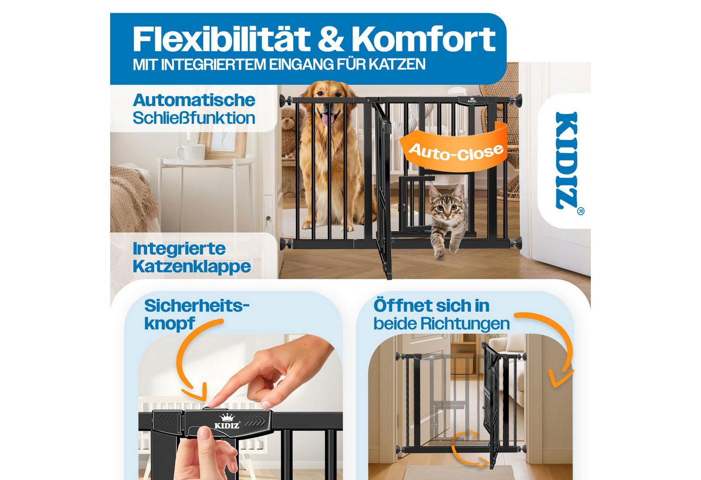 Sicherheits Tritt Barriere Tür Für Kinder Tiere Bild 5