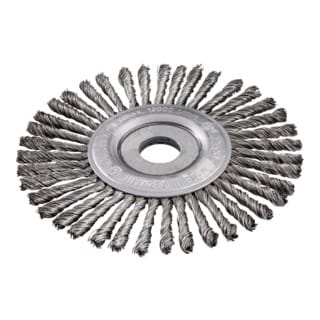 Metabo - Rundbürste 150x0,5x6 /22,23 mm, Stahl, gezopft (626816000)