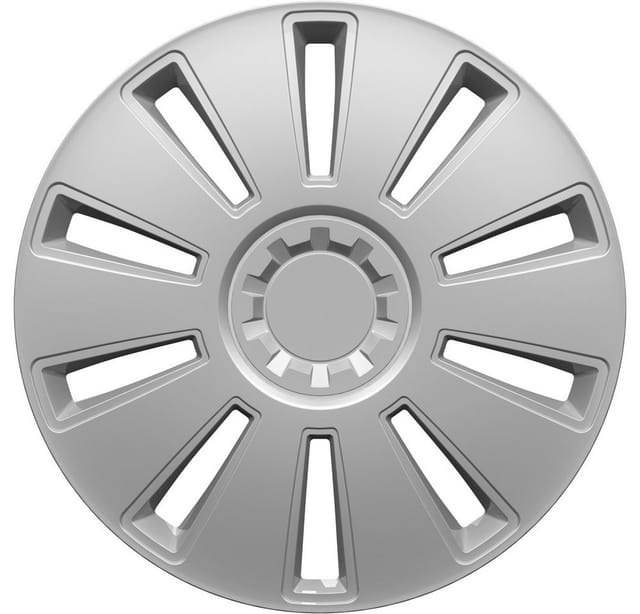 HP Autozubehör GRID Radkappen R14 Silber 1 St.