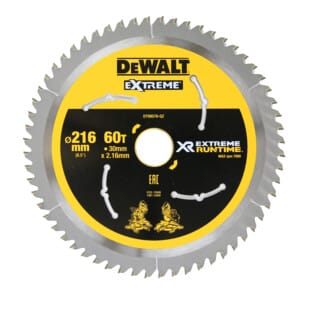 DeWALT Zubehör - Sägeblatt Holz 216x30 mm, 60 Zähne DT99570