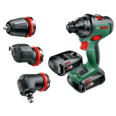 AdvancedDrill 18 Bohrschrauber + 3 Bohrfutter + 2 2,5 Ah Akku + Ladegerät - 06039B5008 - Bosch