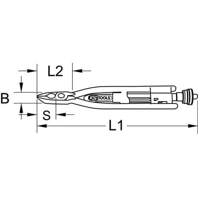 Ks Tools - Drahtwirbelzange, 215mm - 116.1301