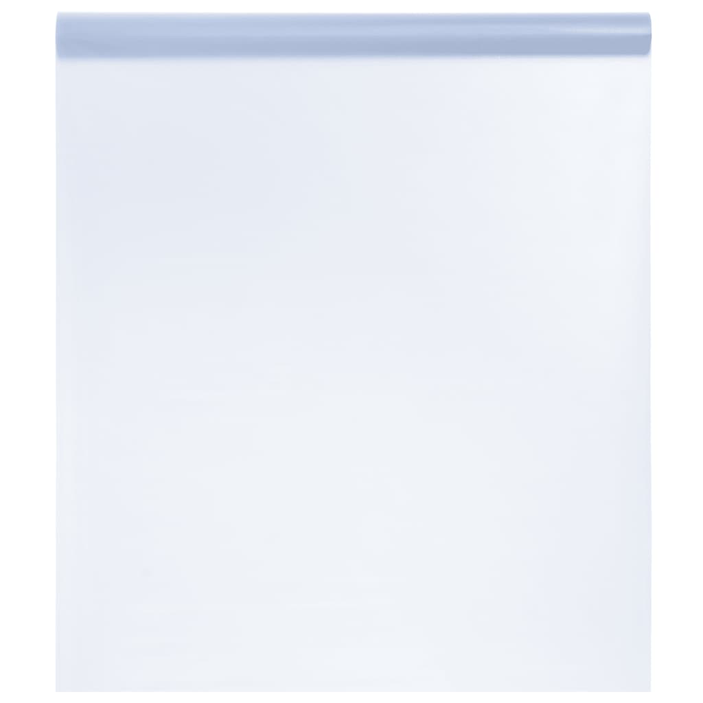 Fensterfolie Statisch Matt Transparent Grau 60x500 Cm Pvc Vidaxl571129