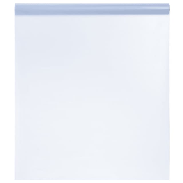 Fensterfolie Statisch Matt Transparent Grau 60x500 Cm Pvc Vidaxl571129
