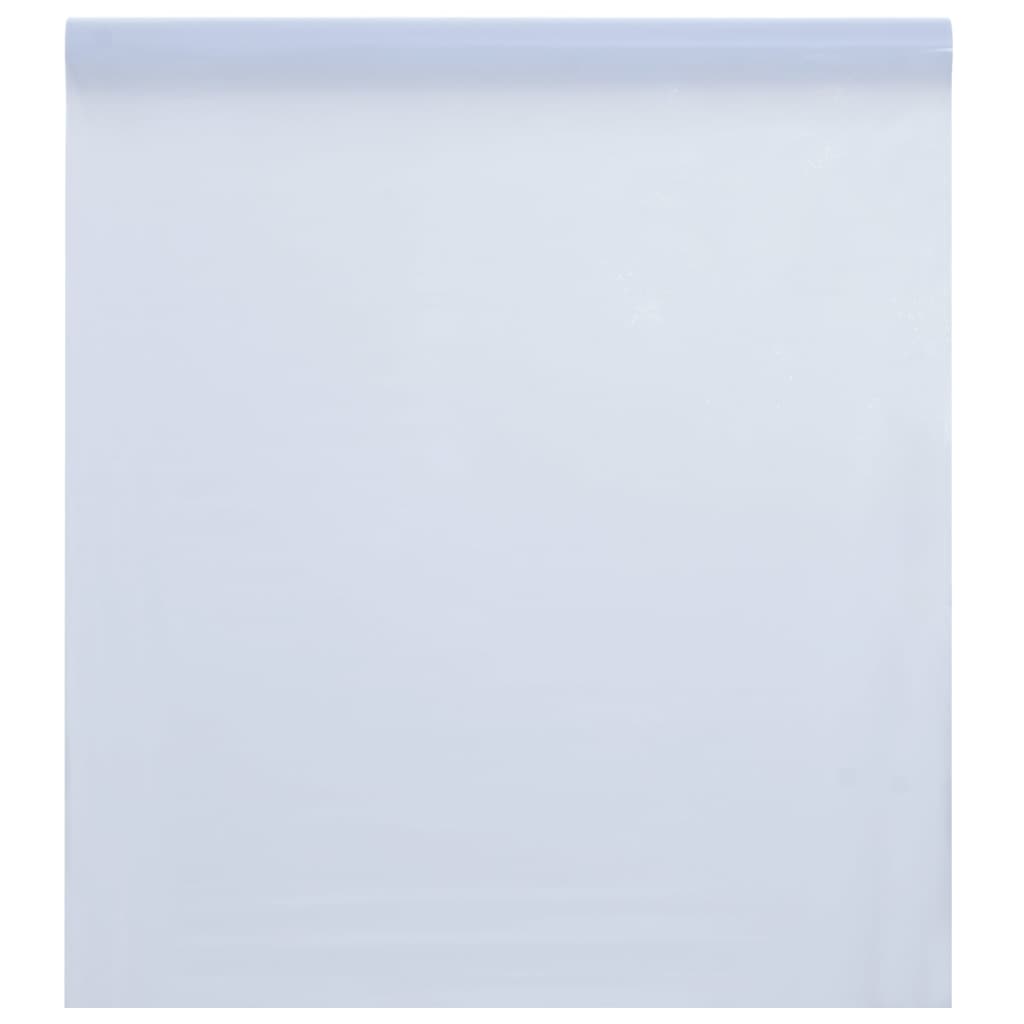 Vidaxl Fensterfolie Statisch Matt Transparent Weiß 90x500 Cm Pvc