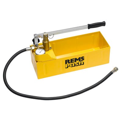 Push Druckprüfpumpe Prüfpumpe Handprüfdruckpumpe Abdrückpumpe zum Abdrücken bis 60 bar 115000 - Rems