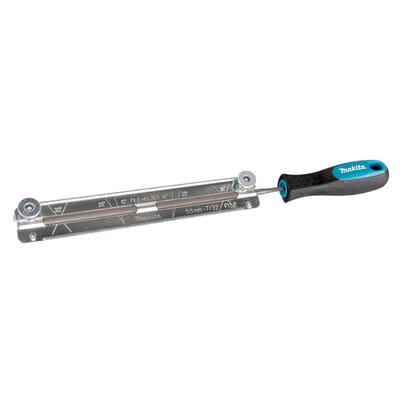 Feilenhalter mit Feile 5,5mm Rundfeile für Sägeketten D-70982 - Makita