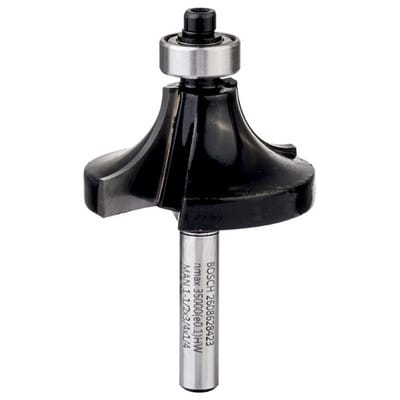 Abrundfräser 1/4, R1 12,7 mm, d 38,1 mm, l 18,6 mm, g 60 mm - Bosch