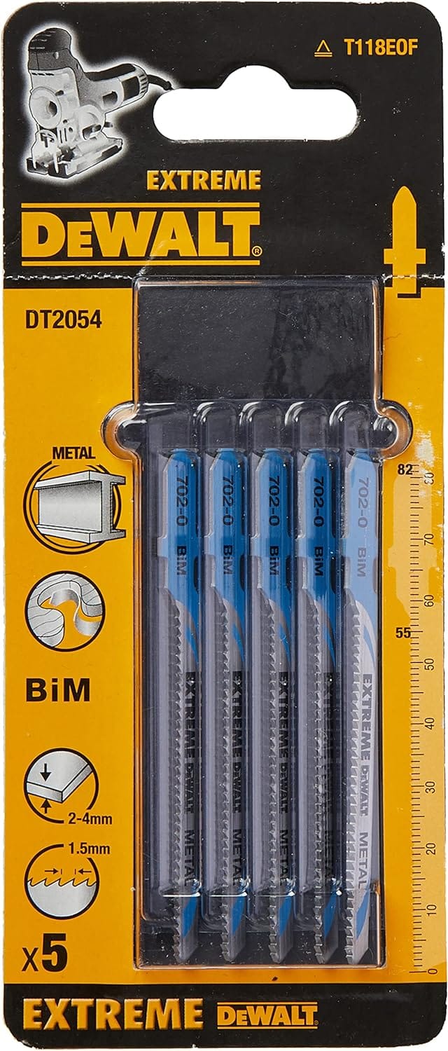 Dewalt - DT2054-QZ hss Säbelsägeblatt 83 mm 1,5 mm 5 Stück Metall