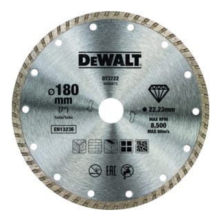 Diamanttrennscheibe Eco1 Turbo 180 mm - Dewalt