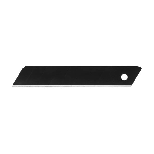 10x Ersatzklingen für Cuttermesser SK2 Stahl in Schwarz 18 mm