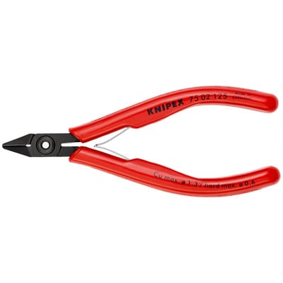 75 02 125 Elektronik- Seitenschneider KST-Hüllen brün. 125 mm - Knipex