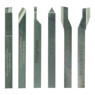 Proxxon - Drehstahlsatz, HSS/Co, 6 x 6 x 60 mm (6-teilig) - 24524