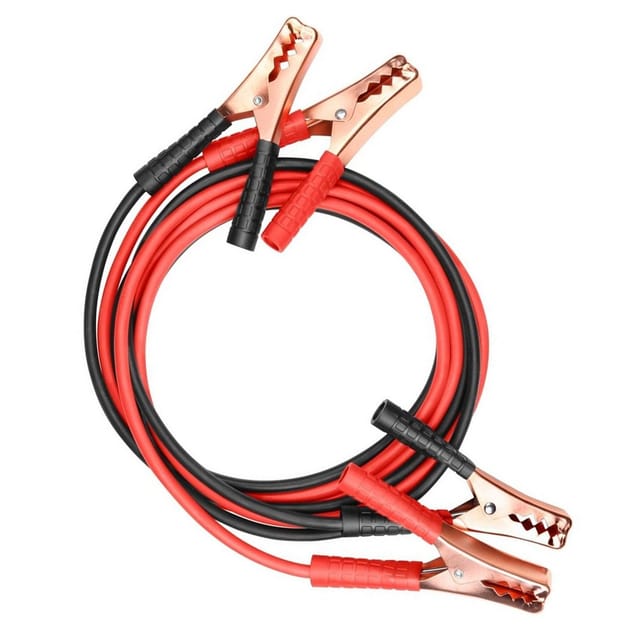 Trade Shop Traesio - Trade Shop - Starterkabel Batterieanschluss für Motorrad 50 Ampere 1,2 Meter Jumper Roller -