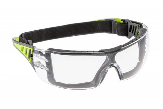 Högert Schutzbrille "Lotzen" mit Kopfband Grün