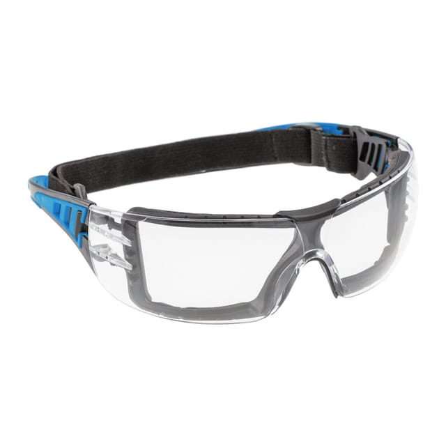 Högert Schutzbrille "Lotzen" mit Kopfband Blau