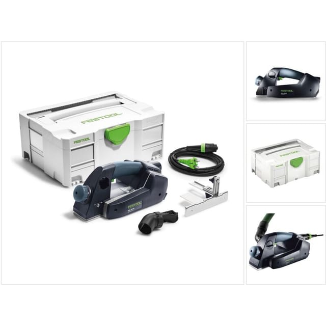 Ehl 65 EQ-Plus Einhandhobel 720 w 65 mm Hobelbreite + systainer ( 576601 ) - Festool