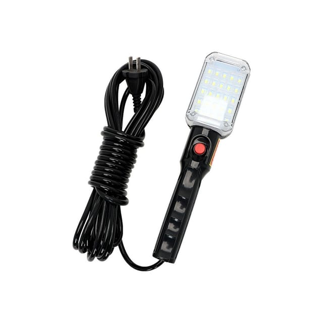 Trade Shop Traesio - Trade Shop - arbeitstaschenlampe 859 tragbar 34 smd led magnet wiederaufladbar notfall -