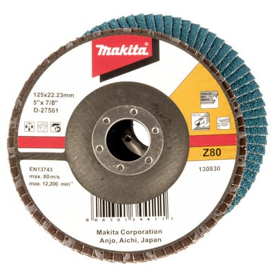 Fächerschleifscheibe 125 mm, Z80 - Makita