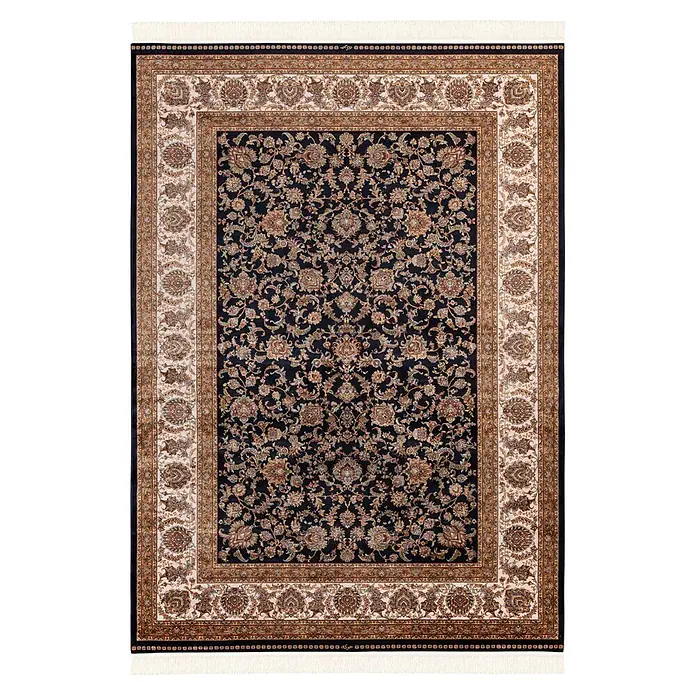 Kayoom Kurzflorteppich Babil 310 (Blau, 200 x 140 cm, 100 % Modal)