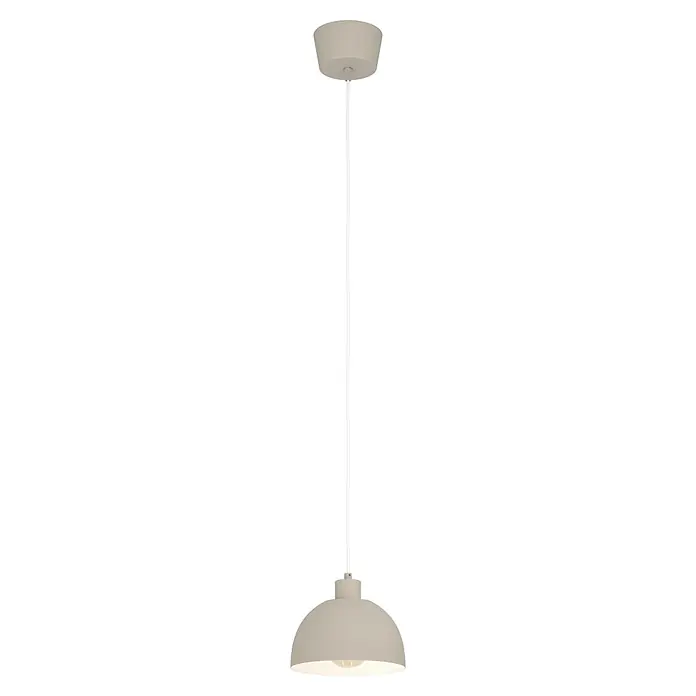 Eglo Pendelleuchte rund (40 W, Ø x H: 20 x 110 cm, Sandfarben)