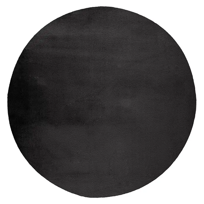 Kayoom Fellteppich Cross 425 (Graphit, Durchmesser: 160 cm, 100 % Polyester)