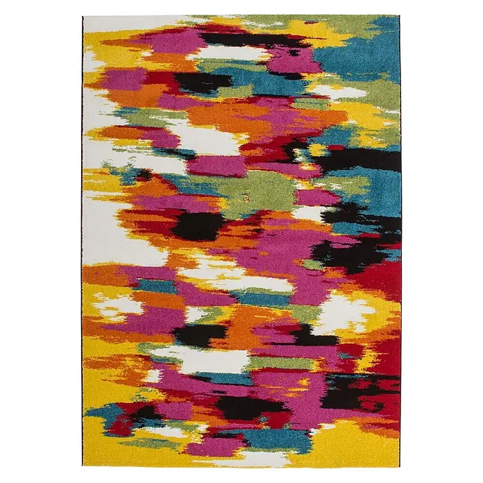 Kayoom Kurzflorteppich Guayama 255 (Multi, 150 x 80 cm, 100 % Polypropylen)