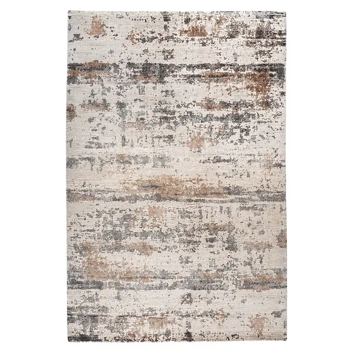 Kayoom Kurzflorteppich Gem 970 (Taupe, 200 x 140 cm, 80 % Viskose, 20 % Modacryl)