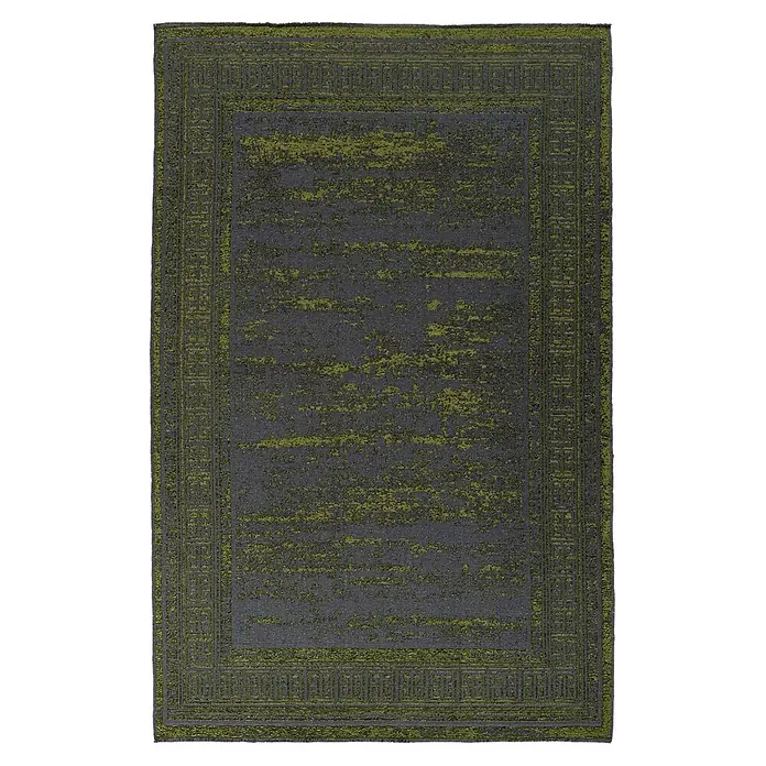 Kayoom Flachgewebeteppich Kalea 325 (Grün, 150 x 80 cm, 100 % Polyester)
