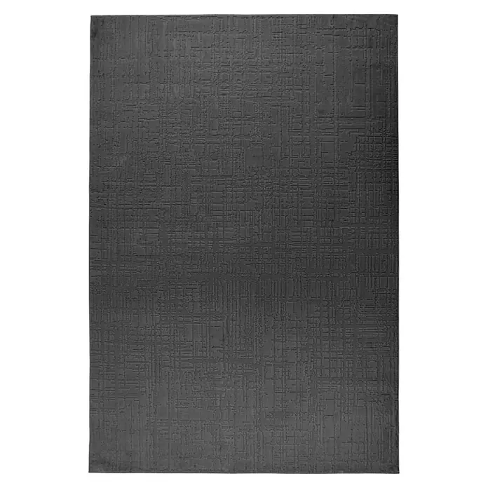 Kayoom Kurzflorteppich Bandito 125 (Dunkelgrau, 170 x 120 cm, 100 % Polyester)