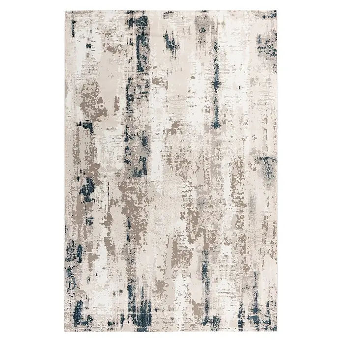 Kayoom Kurzflorteppich Peones 134 (Aqua, 150 x 80 cm, 100 % Polyester)