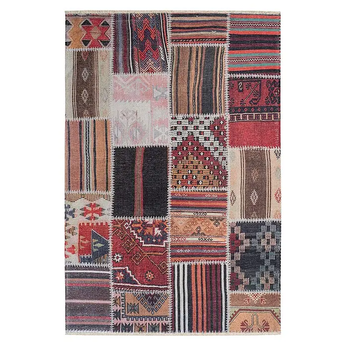 Kayoom Kurzflorteppich Atoil 273 (Multi, 150 x 75 cm, 100 % Polyester)
