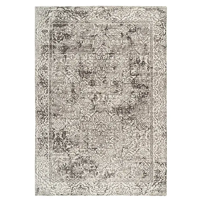 Kayoom Kurzflorteppich Davis 225 (Grau, 170 x 120 cm, 100 % Polyester)
