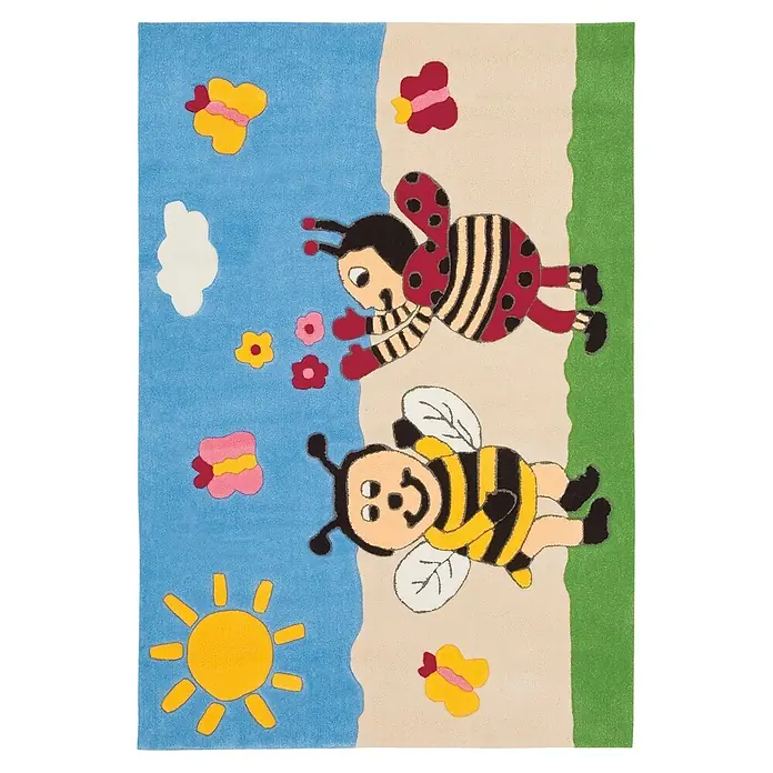 Kayoom Kinderteppich Joy 4091 (Multi, 160 x 110 cm, 100 % Modacryl)